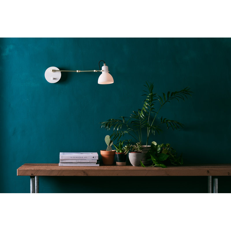 Laito 1 - Light Wall Lamp, White/Matte Brass