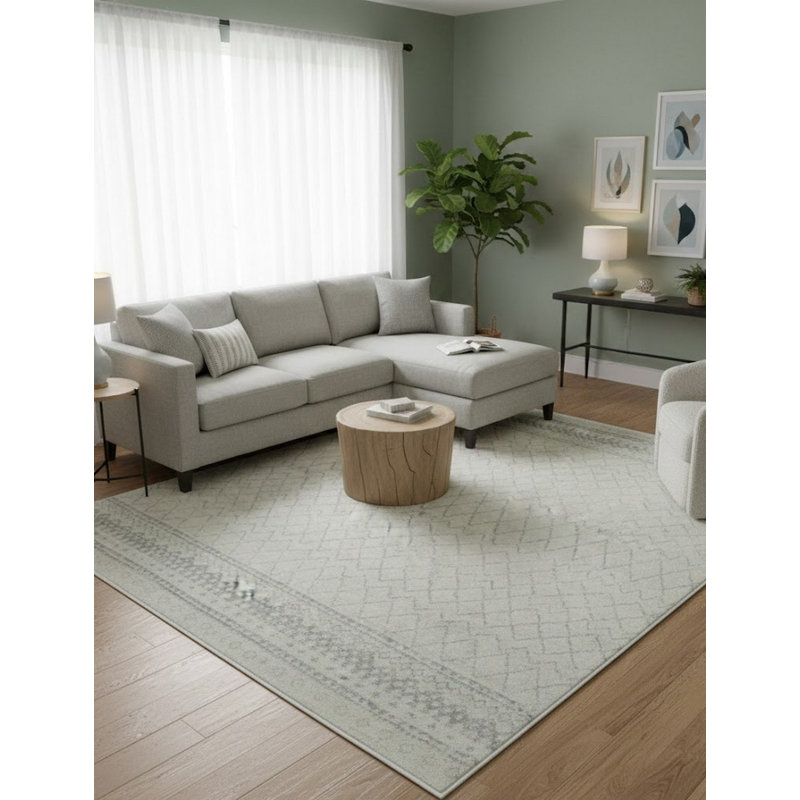 Performance Wool Geometric Indoor Rug