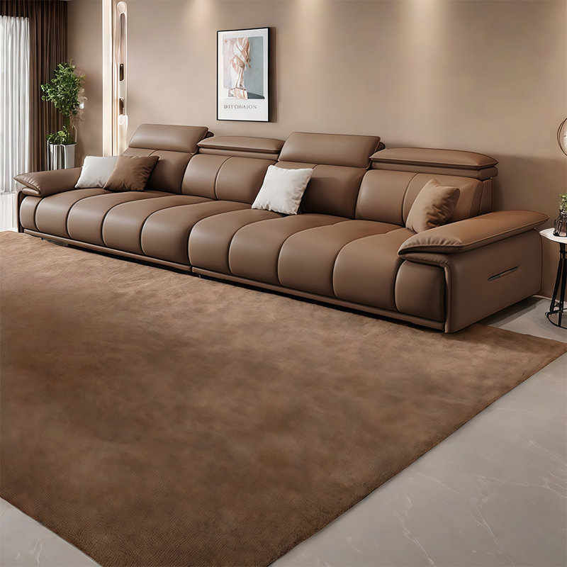 American minimalist and luxurious sofa, 3, 35.43" H x 133.85" W x 41" D