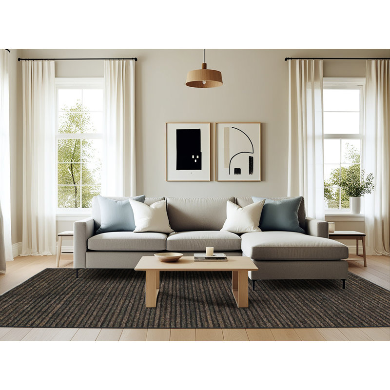 Tapis abstrait moderne 4699, Rectangle 6 pi x 9 pi