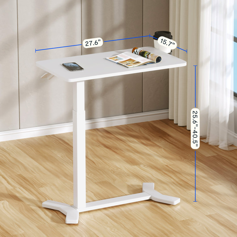 Costway Height Adjustable Computer Standing Desk W/wheels