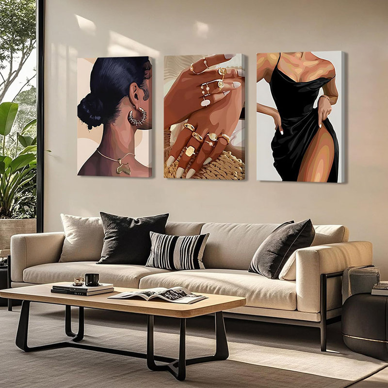 3 Piece Wrapped Canvas Print