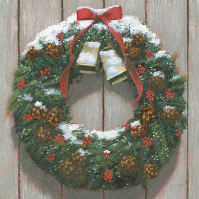 Couronne de Noël dans le cœur