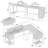66” L-Shaped Computer Desk with Power Outlet-1844788589-1844788577