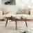 33.5"W Solid Oak Modern Coffee Table-Brown Oak-1701764869-1704658348-1703323277
