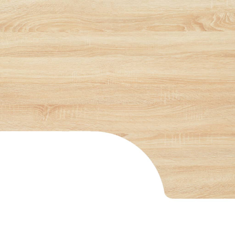 Computer Desk 47.2" x 28.3" x 27.6", Oak/Black