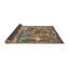 Tapis bleu/beige traditionnel Drumgurland-1566498486