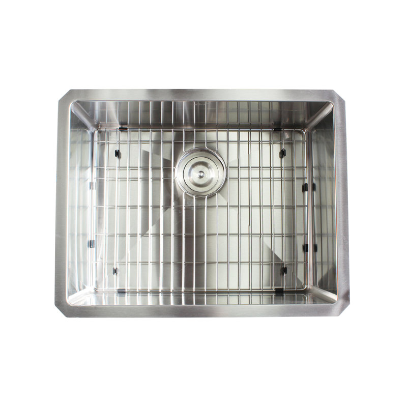 CozyBlock 23'' L Single Bowl Stainless Steel Kitchen Sink