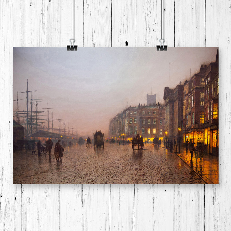 John Atkinson Grimshaw - No Frame Print, 33.1 x 84.1cm