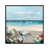Toile avec cadre argenté
