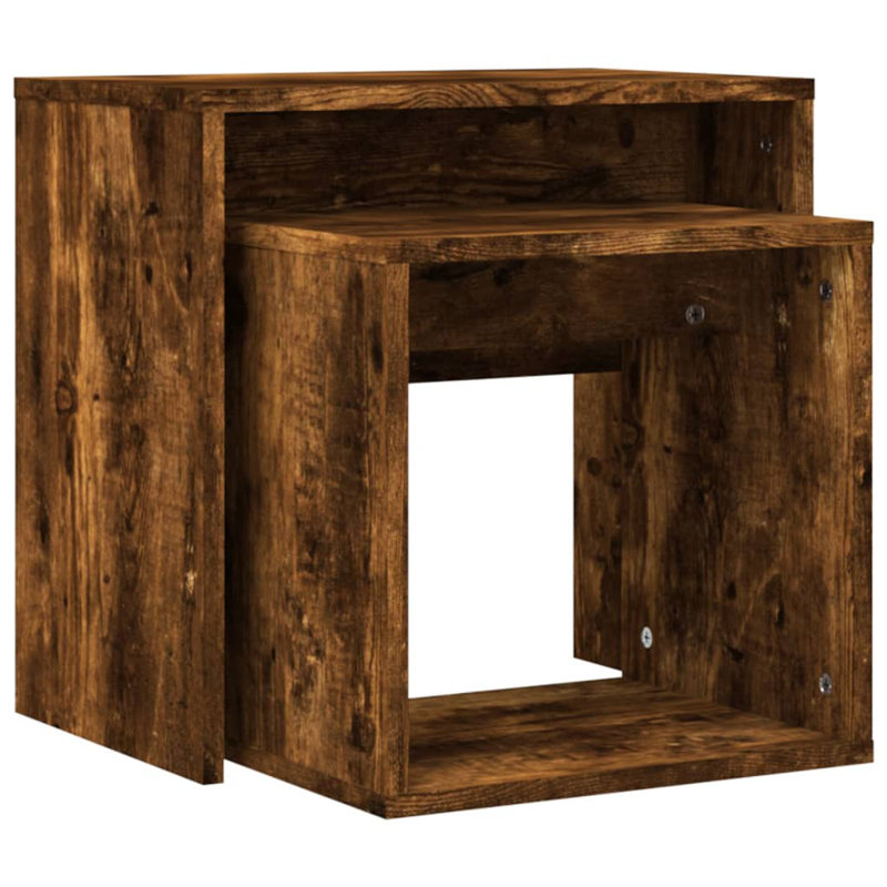 Bisher Coffee Table, Smoked Oak
