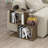 Barbara Side Table Modern 2-Tier Design with Storage Compartments-94718841