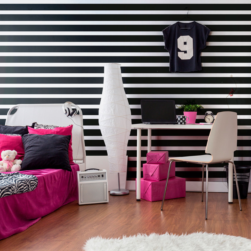 Aradhya Peel & Stick Striped Tile, 48" L x 24" W