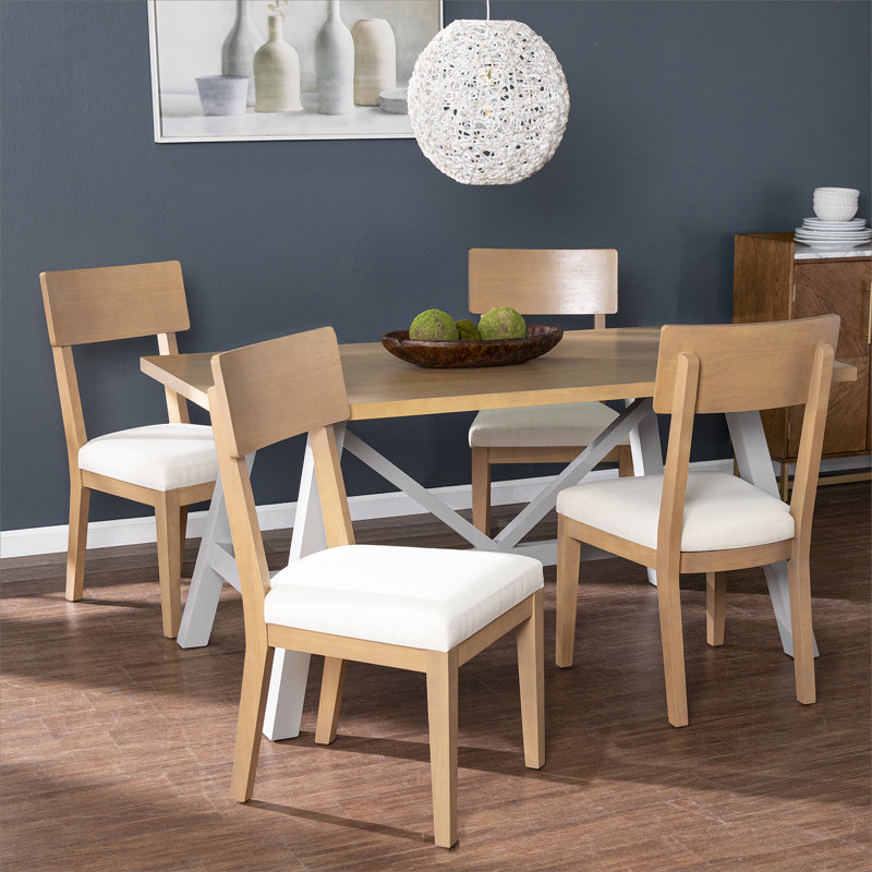 Ensemble de chaises de salle à manger avec coussins Hambleden - ensemble de 2 pièces