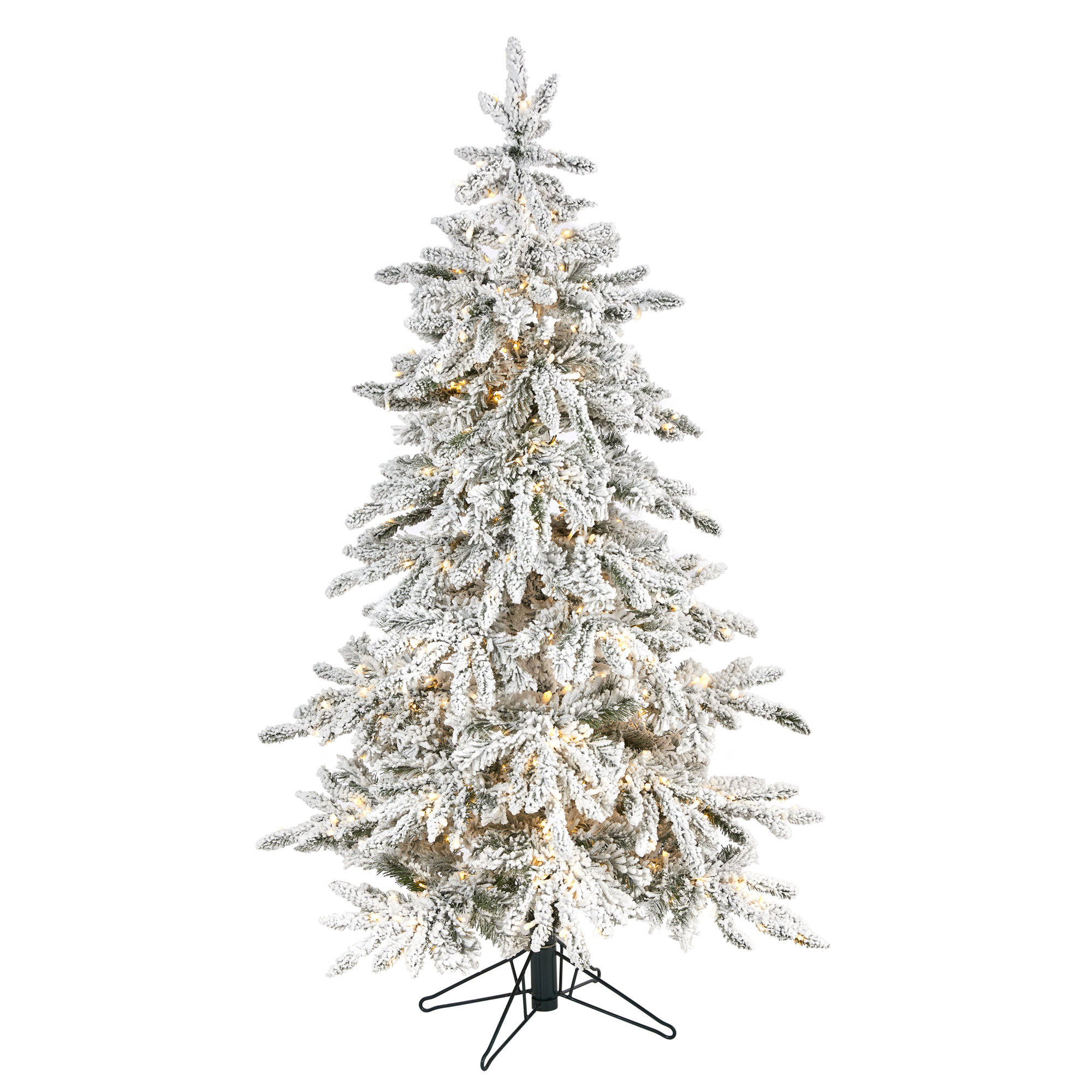 Lighted Artificial Christmas Tree, 5' H