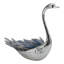 Sagebrook Home 6" Majesty Blue Kyanite Stone Sitting Metal Swan-532900090