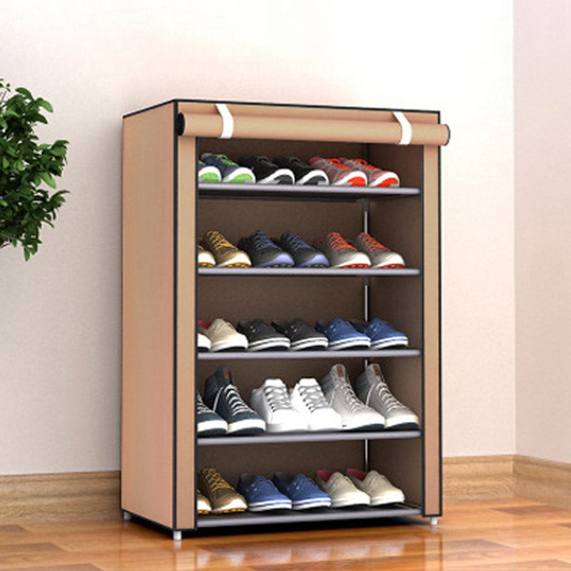 Range-chaussures empilable 15 paires en acier inoxydable