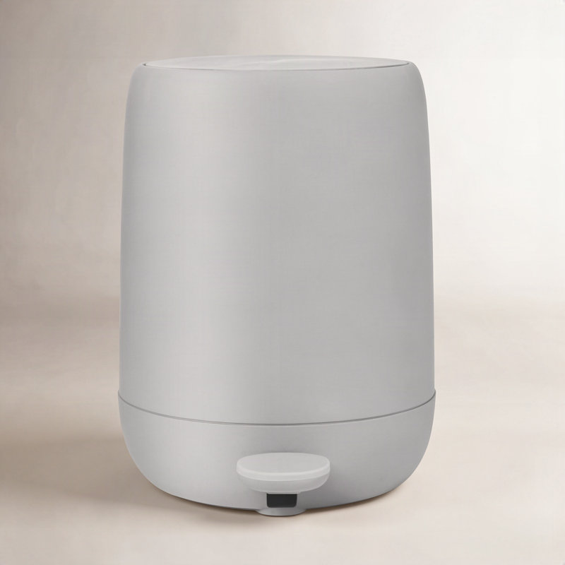 SONO Step On Trash Can, 1.3 gal, Microchip/Gray