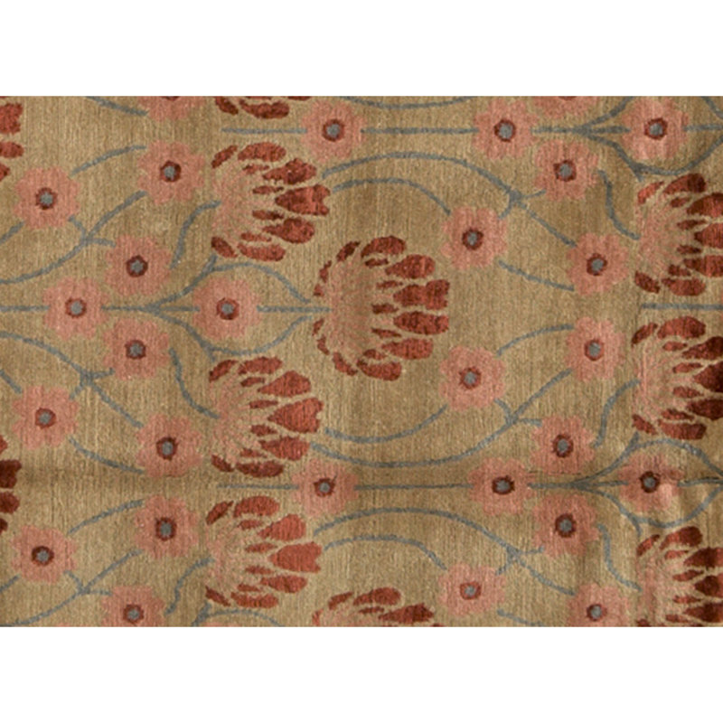 Tapis chameau noué à la main de haute qualité