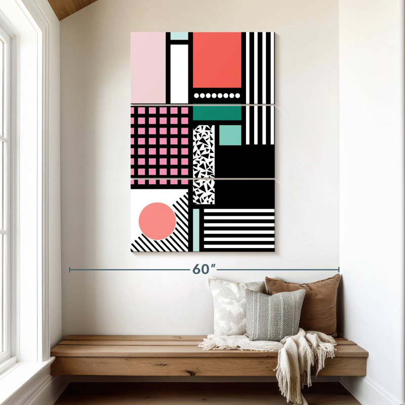 Avery Pastel Patterns, 50" H x 32" W