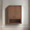 Armoire de rangement de salle de bain murale 24 po avec 2 portes, tablette réglable et tablette ouverte