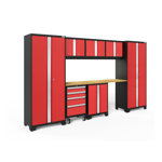 Bold Series 8 Piece Storage Cabinet Set