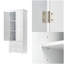 Grande armoire de rangement avec deux tiroirs pour le bureau de la salle de bain