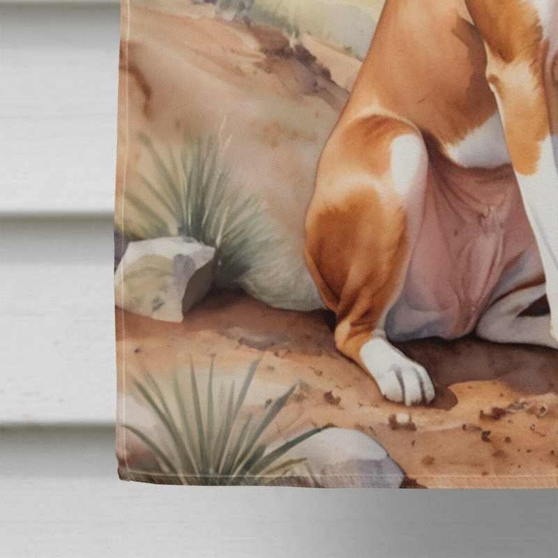 Drapeau Cowboy Welcome House, Basenji