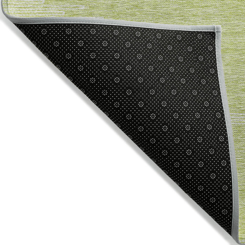Tapis rond d'intérieur / extérieur Heffington avec envers antidérapant, Rectangle 1 pi 8 po x 2 pi 6 po