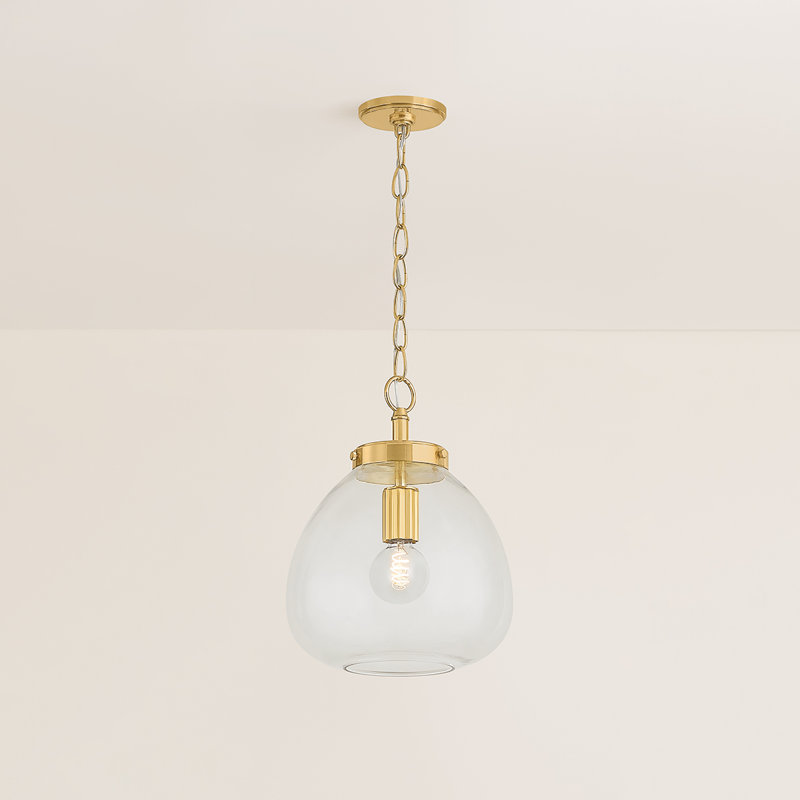 Luminaire suspendu DELLA, Laiton, 12"