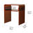 Devontre Modern Acrylic 2-Tier Home Decor, Nightstand, Anti-scratch Modern Side Table-26836253