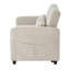2 Seater Linen Sofa Bed-1172008659