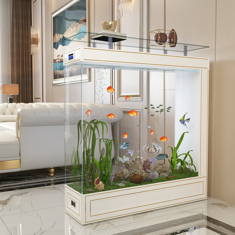 Aquarium moderne en acrylique 55-75 gallons Eco, 39.37, Beige