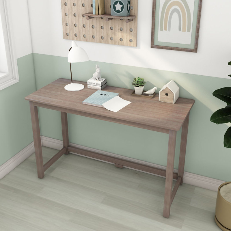 Essays Large Writing Desk, Natural, 29.75"H x 47.25"W x 19.75"D