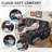 77‘’  Multifunctional 2-In-1 Sofa Bed, Grey-1775613093