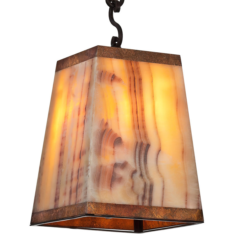 Marquis 4 - Light Pendant, Brown/Ivory/Yellow, Rust Copper