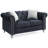 Stylish Contemporary Loveseat In Black-2008260064