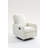 Short Plush Manual Button Armchair Sofa-1631467755