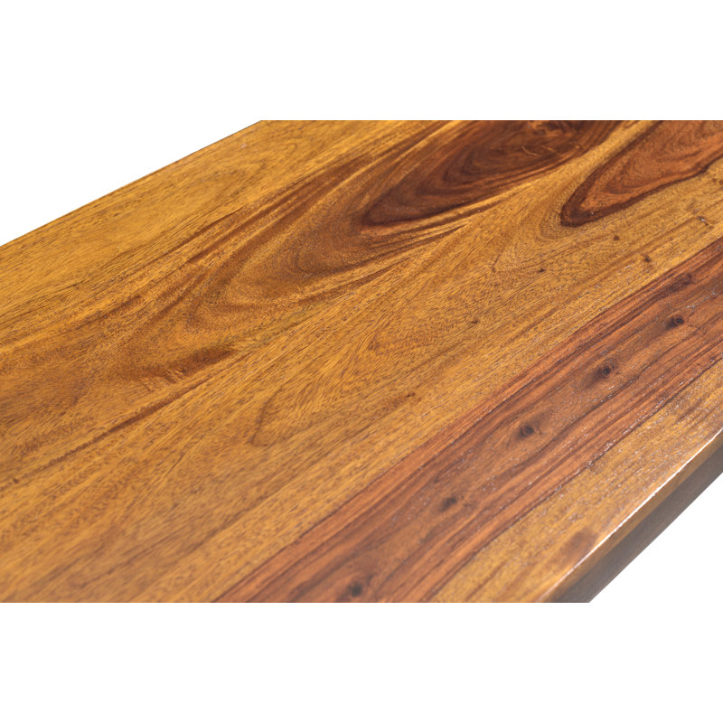 Banc en bois Leah, Bois de sheesham, H 17,5 po x l 50 po x p 15,75 po