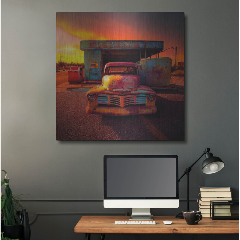 «Route 66 6» par Ray Heere, H 36 po x l 36 po