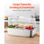 Distributeur de condiments pour comptoir 6 plats avec couvercle