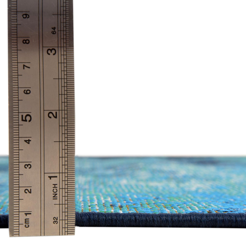 Ethem  Washable Indoor / Outdoor Rug, Square 6'