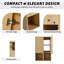 Armoire de rangement murale pour salle de bain avec portes, 24 po L x 35,91 po H-401820293