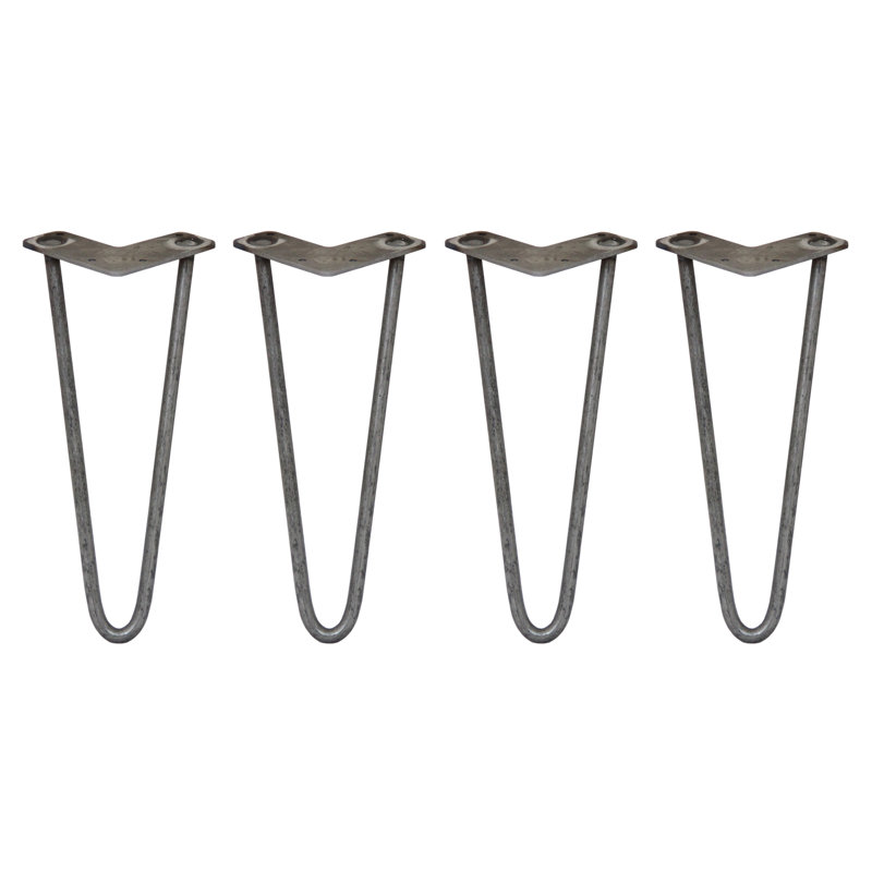 Klimek Table Leg, Silver, 30.48cm H x 11cm W x 8cm D