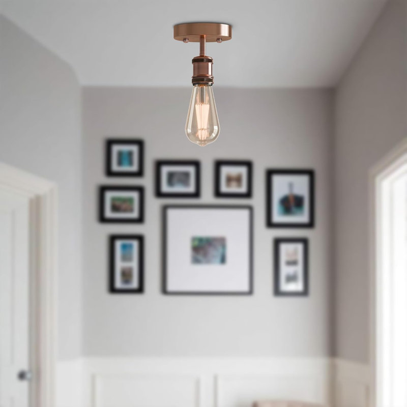 Semi Flush Mount, Copper