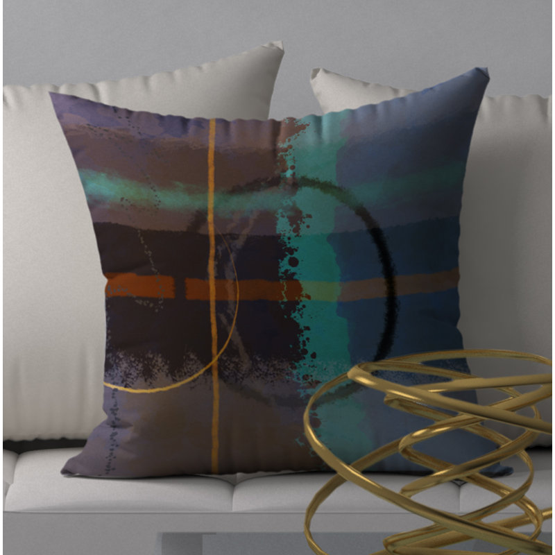 Reversible Throw Pillow, 24" x 24"