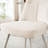 Modern Chenille Upholstered Dining Chairs Armless Side Chairs With Metal Frame For Kitchen Dining Room-155127101-155127103