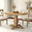 Keltner Round Solid Wood Base Dining Table-351423401