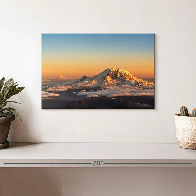 Alvord Winter Cascade Range, 8" H x 12" W