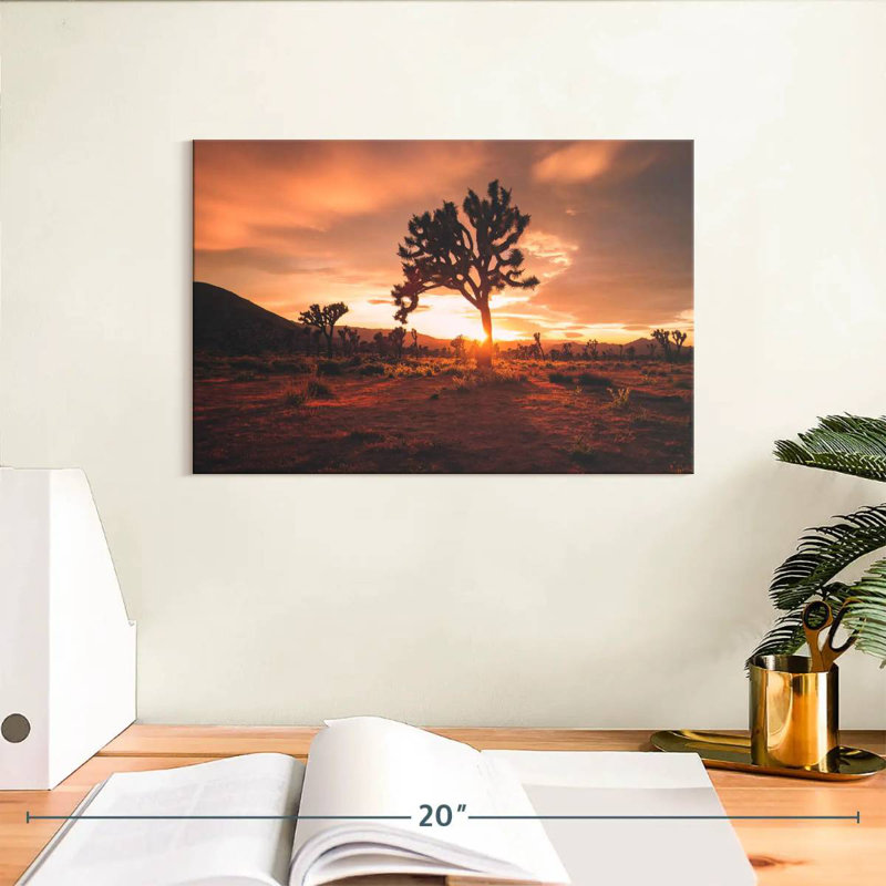 Nicci Joshua Tree Desert Sunset, 8" H x 12" W